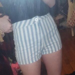 High waste shorts